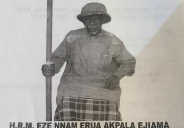 H.R.H Eze Nnam Erua Akpala Ejiama